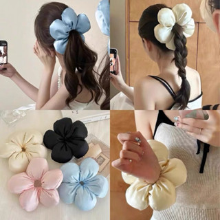  Cột tóc buộc tóc Bông Hoa Lớn Nhiều Màu Có Bông Dễ Thương Scrunchies Bigsize Cute Zichi SCH5C 