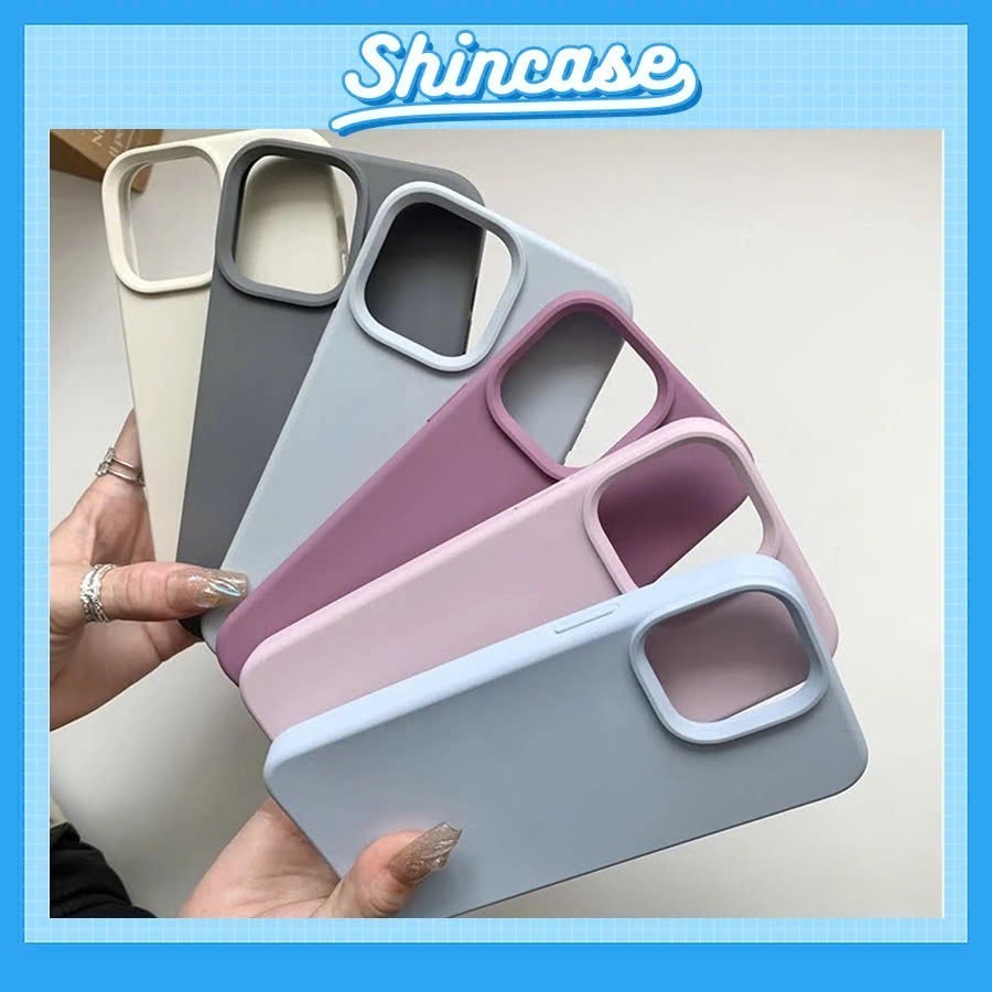 Ốp Lưng iPhone TPU Đệm Nhung Chống bẩn, Bảo Vệ Camera - iP 6/6s/7/8/Plus/X/XS/XR/11/12/13/14/15/Pro/Max/Mini