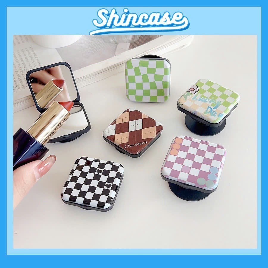 Giá Đỡ Điện Thoại Tích Hợp Gương Trang Điểm, Pop Điện Thoại Dễ Thương - Shincase