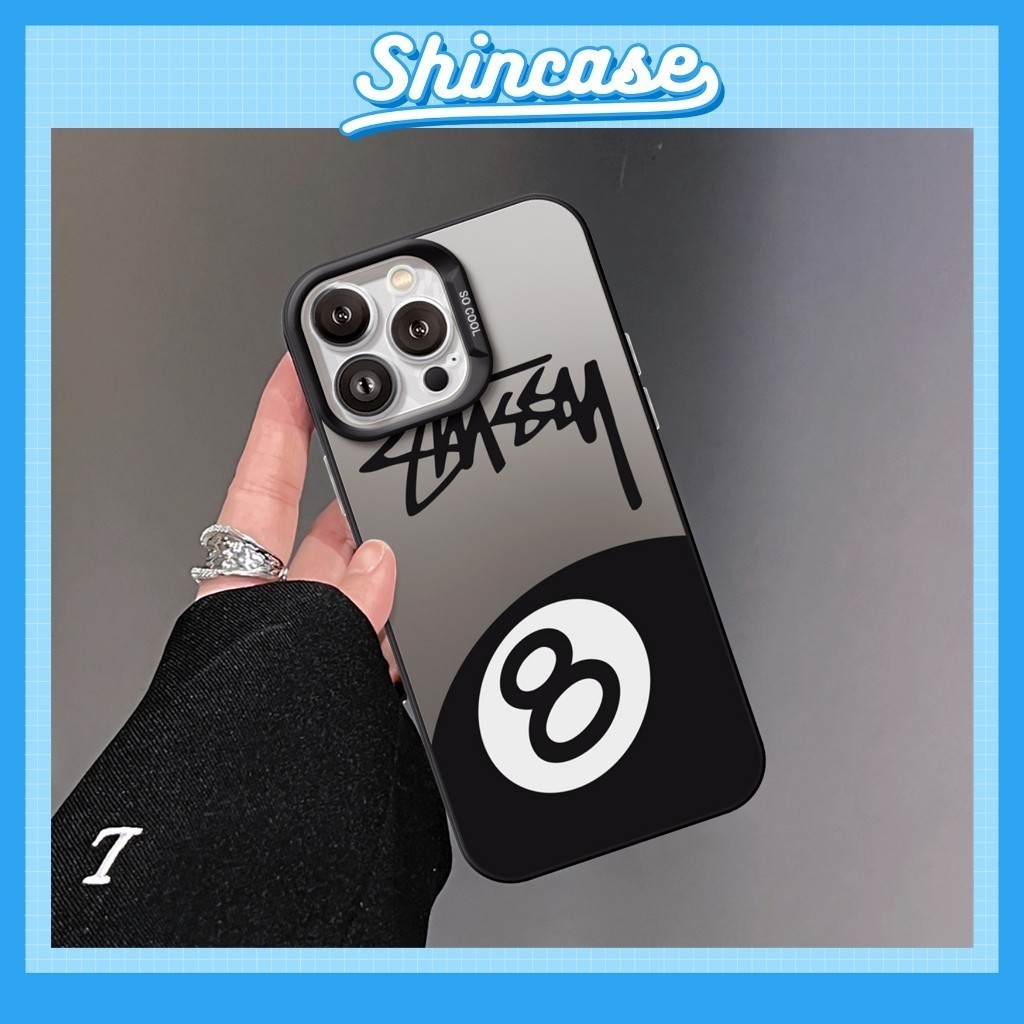 Ốp Lưng iPhone Eight Ball IMD Cứng Nhám, Siêu Chống Sốc, Bảo Vệ Camera iP 7/8/X/XS/11/12/13/14/15/16/17/Plus/Pro/Max/Air