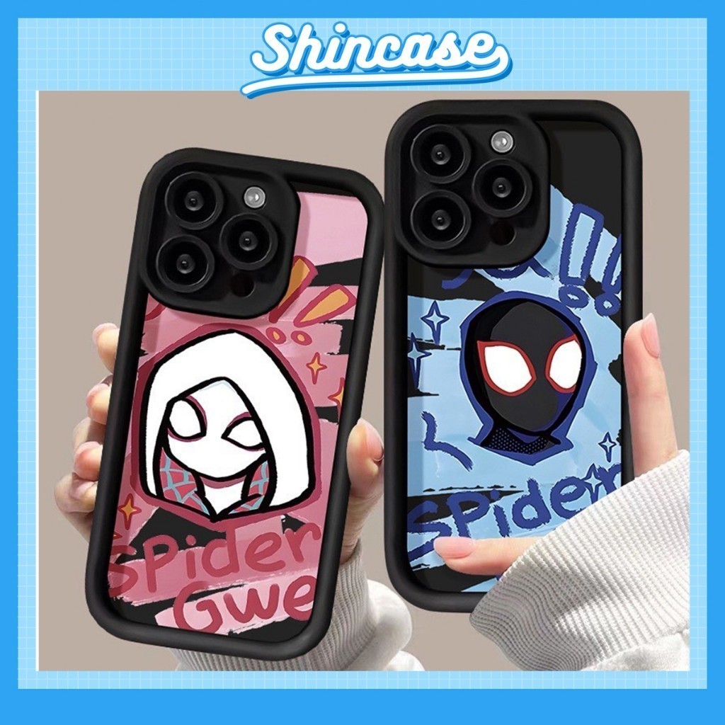 Ốp Lưng iPhone Camera Viền Cao Man Girl Gwen Chống Sốc Cao Cấp - iP 7/8/X/XS/XR/11/12/13/14/15/16/17/Plus/Air/Pro/Max