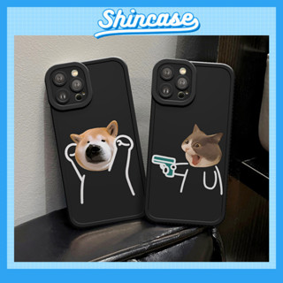 Ốp Lưng iPhone Mèo Nóc Nhà Cạnh Vuông, Chống Sốc, Bảo Vệ Camera - Cho iP 6/6s/7/8/Plus/X/XS/XR/11/12/13/14/15/Pro/Max