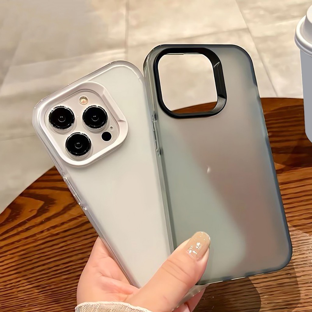 Ốp Lưng iPhone TPU Silicon Nhám Mỏng Cao Cấp, Chống Sốc, Bảo Vệ Camera iP 7/8/X/XS/11/12/13/14/15/16/17/Plus/Pro/Max/Air | BigBuy360 - bigbuy360.vn