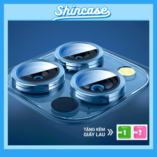 Kính Cường Lực Bảo Vệ Mắt Camera iPhone, Viền Kim Loại, Chống Trầy Xước - iP 7/8/Plus/XS/11/12/13/14/15/16/17/Pro/Max