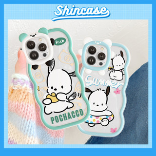 Ốp lưng iphone viền gấu sóng Rich Pocha 6/6plus/6s/6splus/7/7plus/8/8plus/x/xs/11/12/13/14/pro/max/promax/plus/shin/case