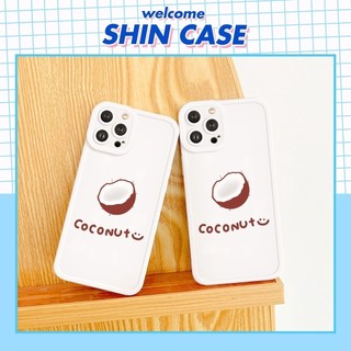 Ốp lưng iphone Coconut cạnh vuông 6/6plus/6s/6splus/7/7plus/8/8plus/x/xs/11/12/13/14/pro/max/promax/plus/shin/case