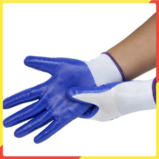 SET 36 ĐÔI Găng tay Cao Su Phủ Sơn Xanh Lao Động - Bao Tay Bảo Hộ Đi Làm Xây Dựng Thả Diều