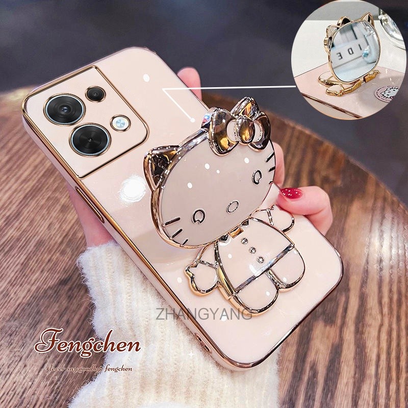 ốp lưng oppo reno 8 4g reno 8 5g reno 8 pro Ốp Điện Thoại TPU Silicon Mềm Chống Rơi Hình Mèo 3D Có G
