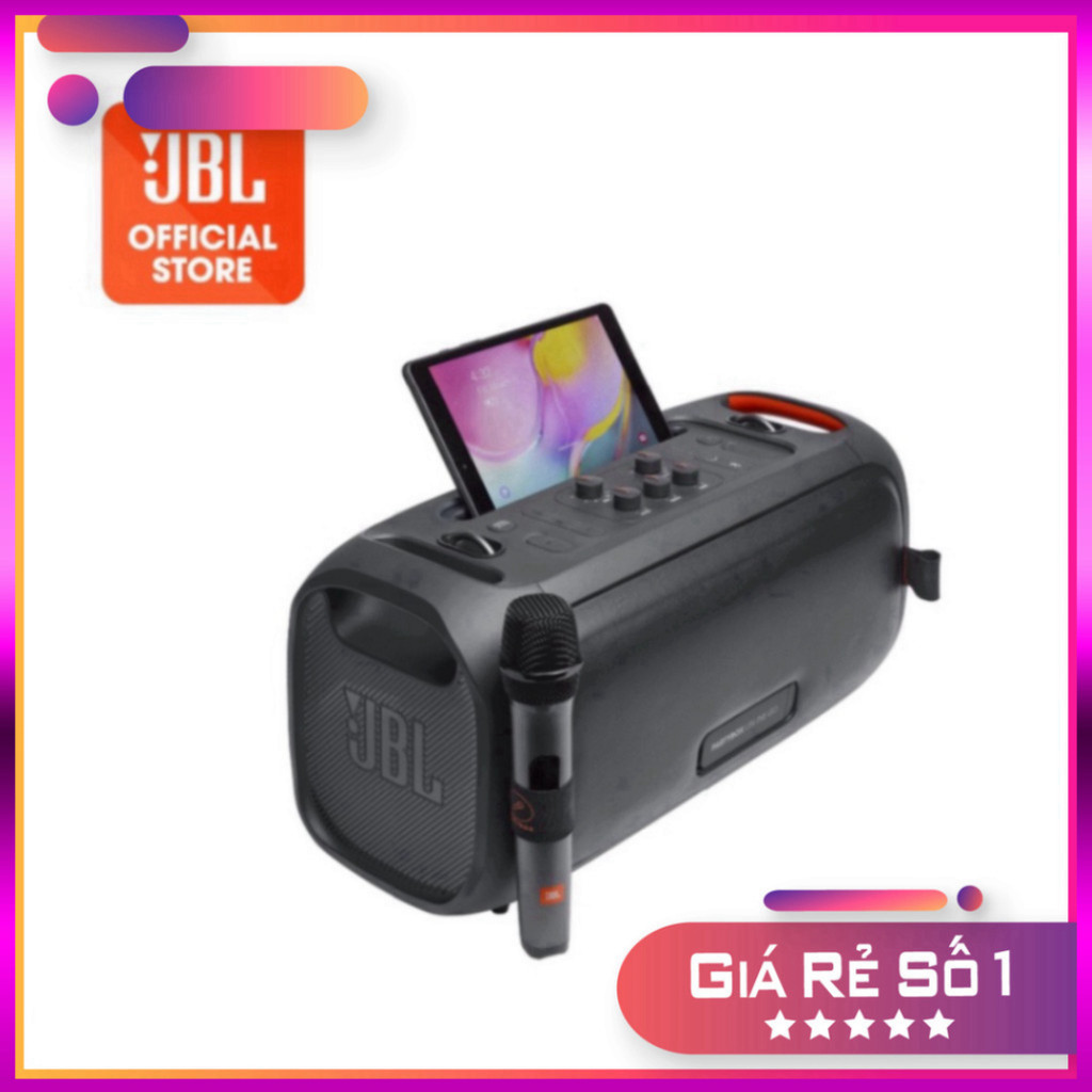 Loa Bluetooth JBL Partybox On The Go (Tặng kèm 2 Micro không dây) - Hàng Chính Hãng ( sale ) Miễn phí giao hàng .