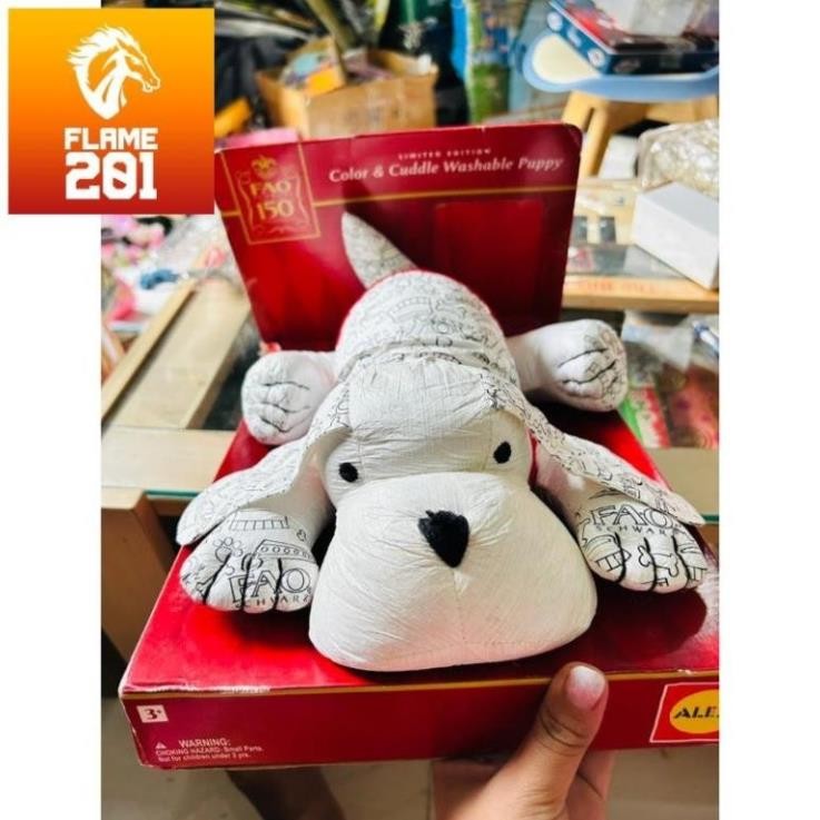 Đồ chơi bằng bông Toys R Us FAO Schwarz Alex Penelope Plush Dog Stuffed Animal Puppy