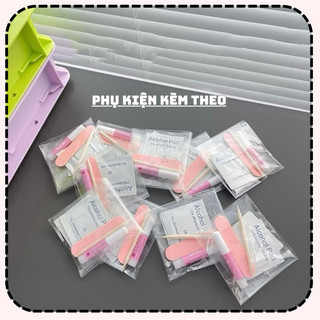 Nailbox tráng gương cực quang hồng JUNLY - nail box thiết kế móng giả cực quang vẽ tráng bạc đi chơi đi tiệc 96