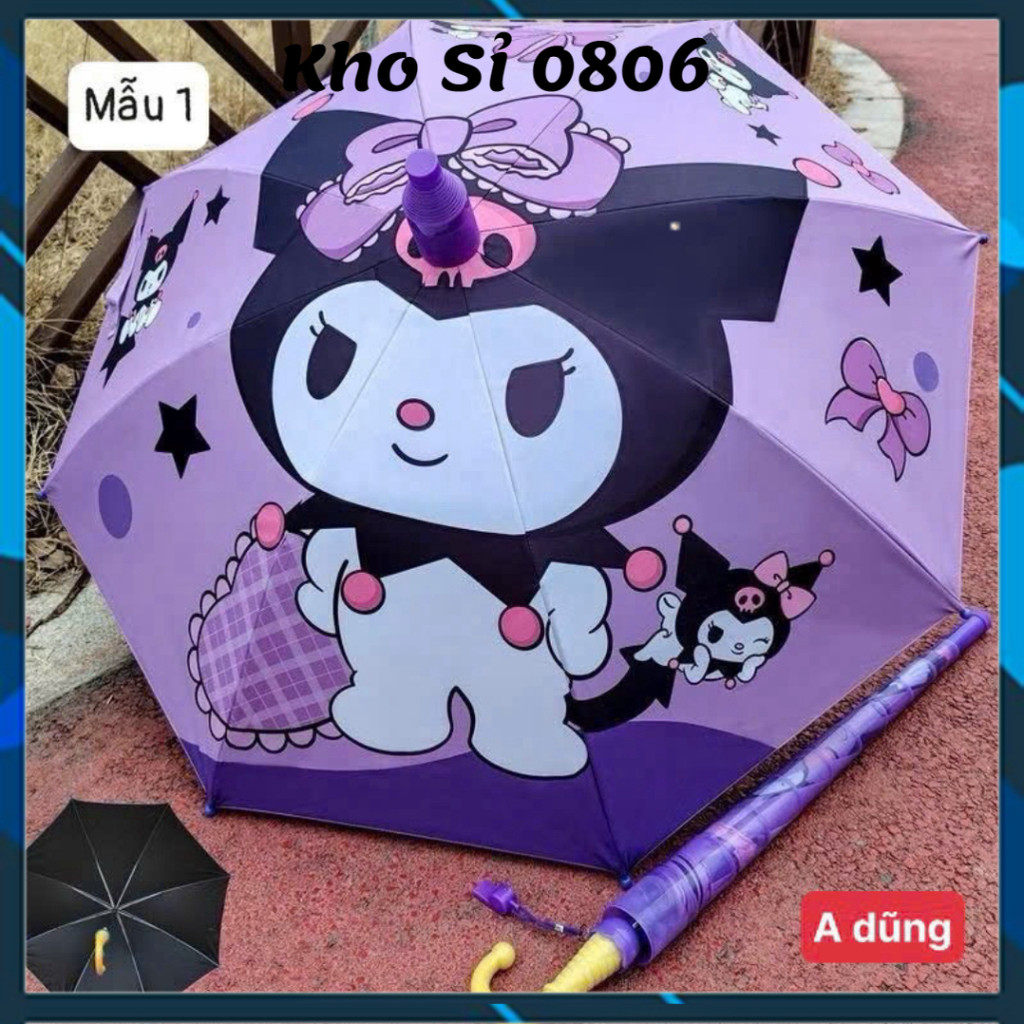 Ô cán dài cho bé, hoạ tiết hoạt hình kuromi dễ thương 🌸 tuyển sỉ 🌸 【Nhận Sỉ】