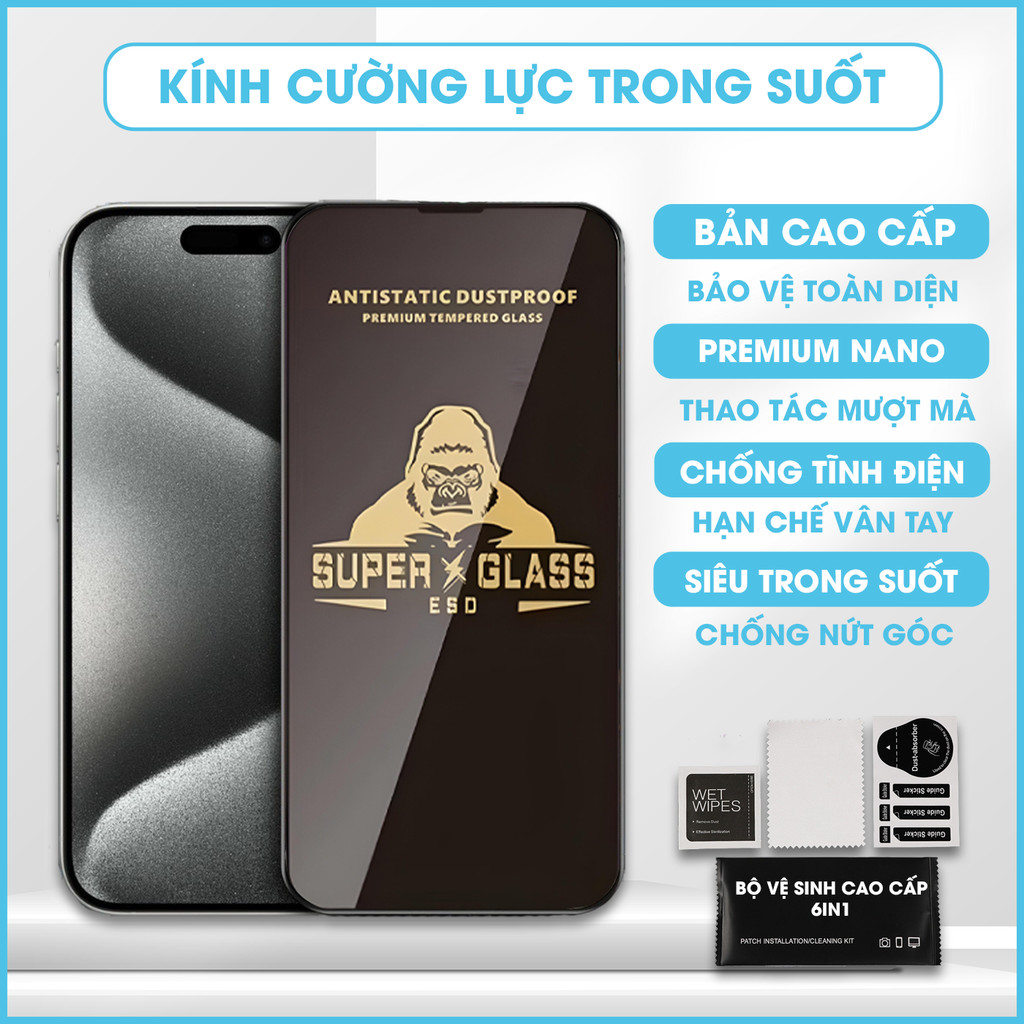 Kính cường lực dành cho Nokia G42 full màn, bảo vệ màn hình