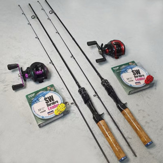  Bộ cần câu UL chuyên Lure + Máy Ngang Titan + Tặng kèm: 1 cuộn dù PE + 1 con nhái hơi có thìa xoay ghabza678910 