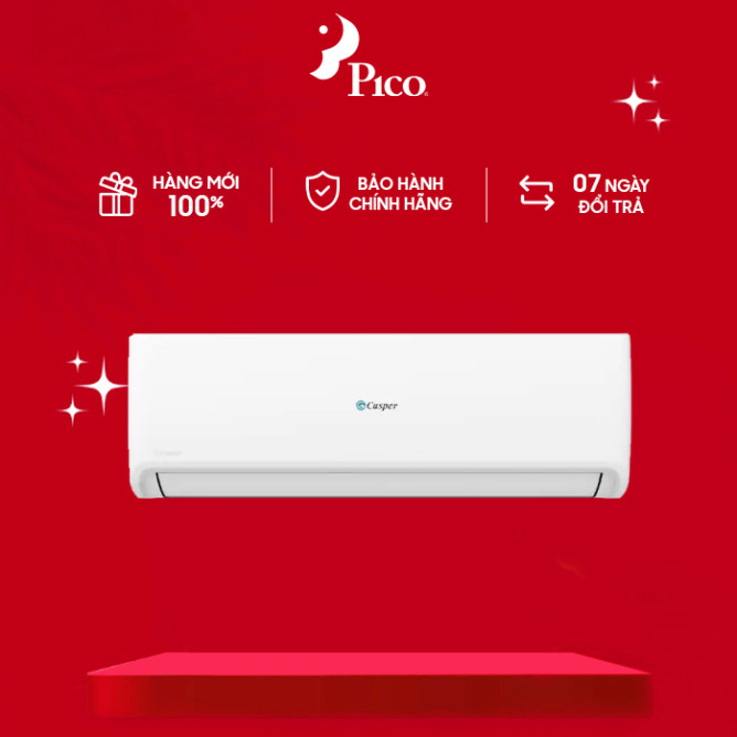 [ Điều hòa Casper 2 chiều Inverter 9000 BTU GH-09IS33 - Máy lạnh Casper 2 chiều 1 HP chính hãng ]
