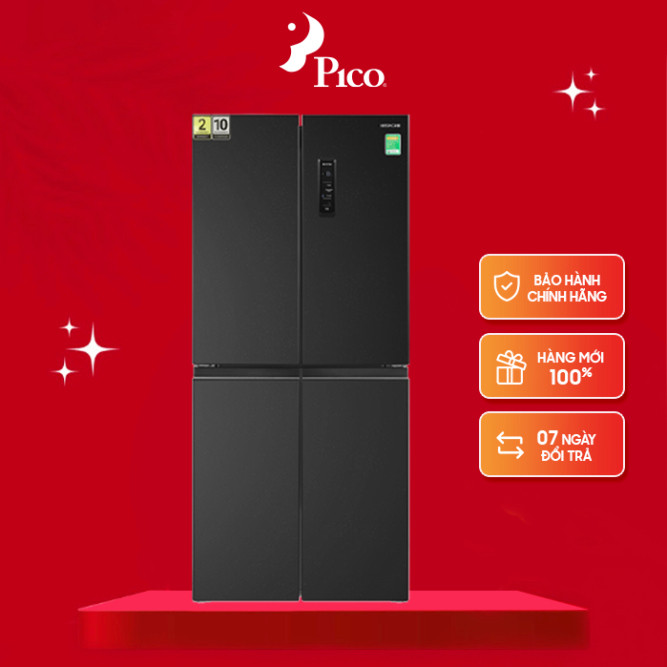 [ [Pico Official - Lắp đặt 0Đ HN HCM] Tủ lạnh Hitachi Inverter 466 lít Multi Door HR4N7522DSDXVN ]