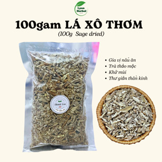 100g Lá Xô thơm (sage) khử mùi thanh tẩy lọc không khí, xô xông nhà xả xui, làm túi thơm