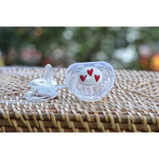 Ty ngậm LE BIBERON FRANCAIS bằng silicon (0-6 tháng tuổi)