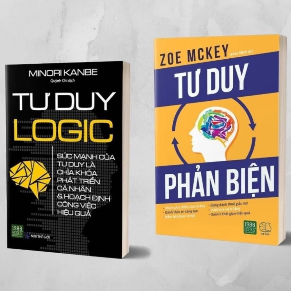 Sách - Combo Tư duy Logic + Tư duy phản biện