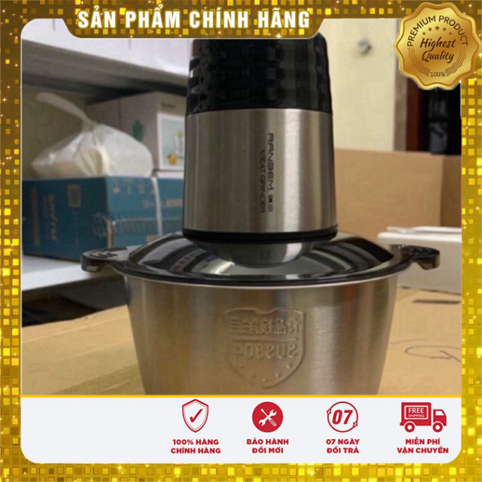 Máy xay thịt Ranbem cối inox