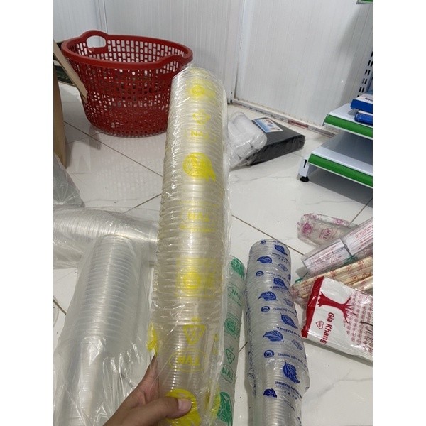 [Giá Sỉ] 50 ly GÂN 140ml 170ml 220ml 280ml 380ml 400ml 430ml 500ml 700ml 800ml Kèm Nắp, Cốc dùng để 