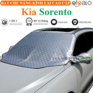 Che nắng kính lái gương chiếu hậu xe ô tô Kia Sorento vải dù cao cấp - OTOALO