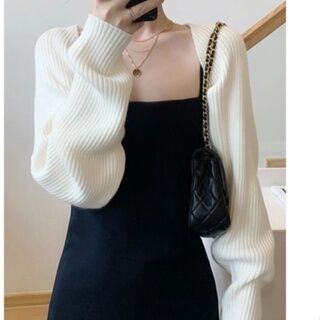 Áo khoác cardigan dệt kim áo croptop dáng ngắn cánh dơi dáng rộng thời trang cho nữ MN0923-054 M185