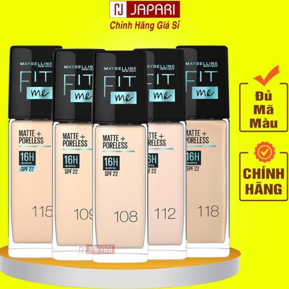 Kem Nền Maybelline Fit Me - Kem Nền BB Cream Kiềm Dầu Lâu Trôi Maybeline - Đồ Trang Điểm Makeup Da Dầu Mụn Khô Japari