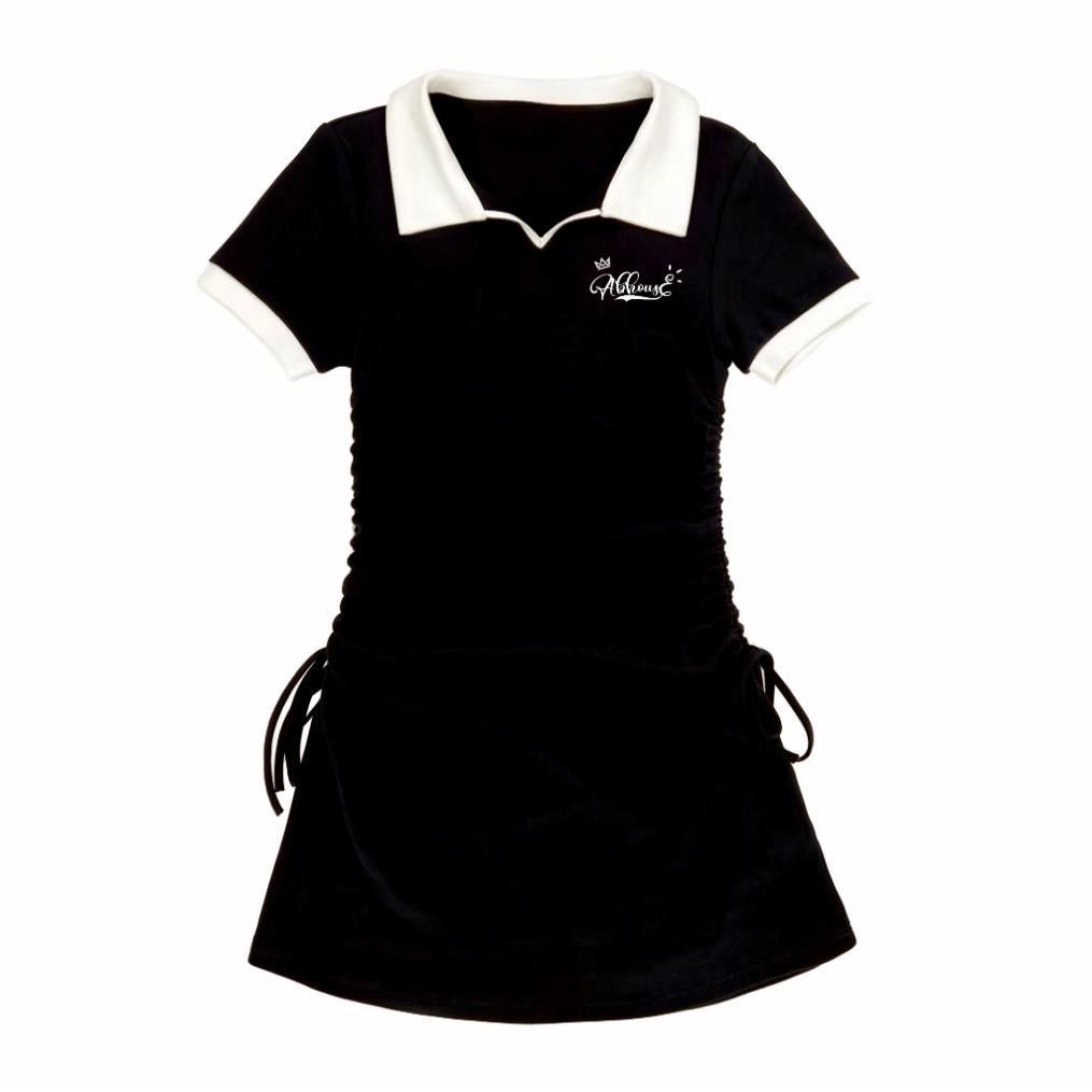 Taiduc Store - Đầm dáng dài LYLY cổ polo thời trang nữ