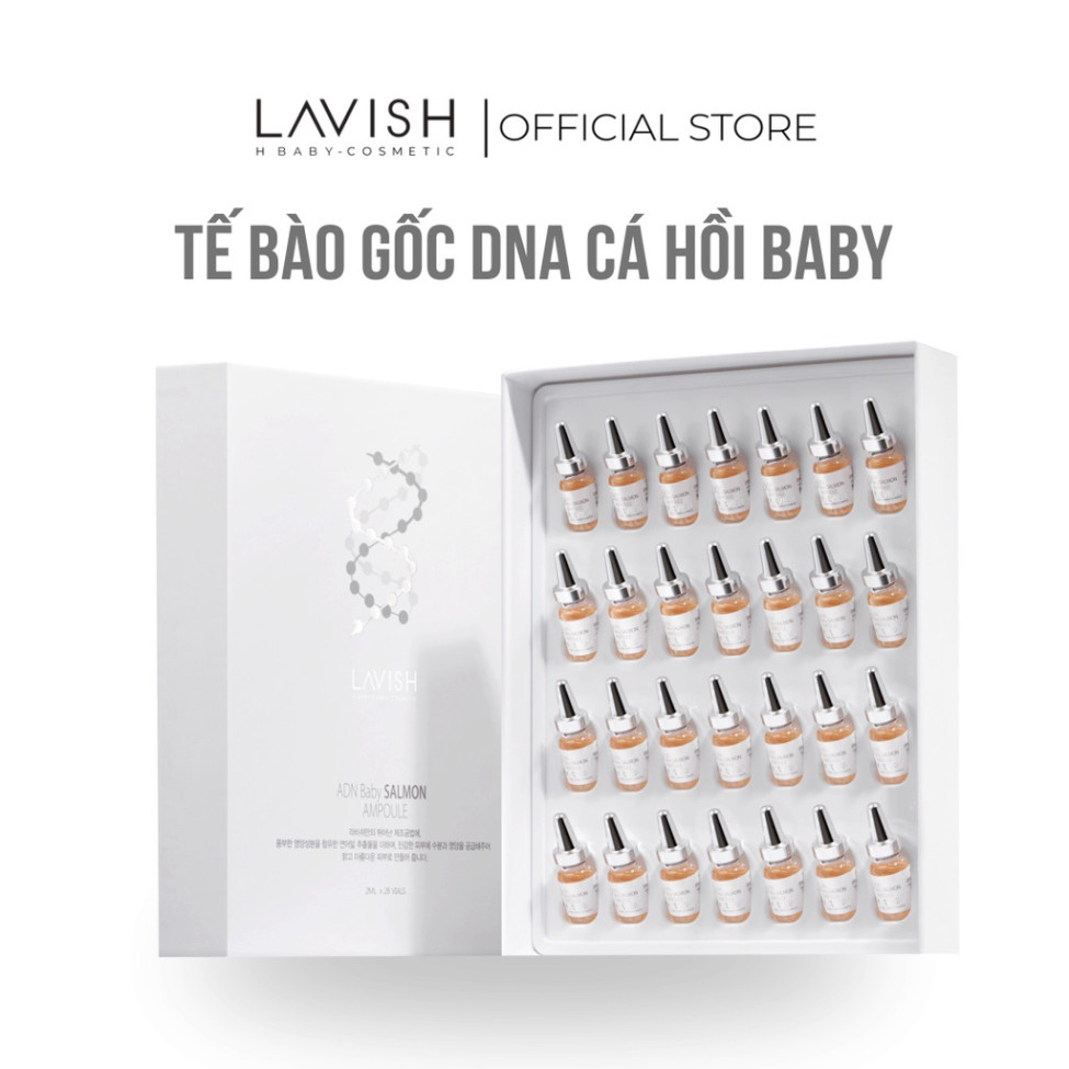 Tinh chất tế bào gốc DNA Cá hồi Lavish H Baby 28 ống