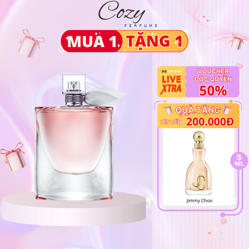 Nước hoa nữ Lancome la vie est belle Chiết 5ml/10ml Hương thơm Ngọt ngào, Thanh lịch - Cozy Perfume