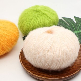 Len mohair siêu mềm mịn cuộn 25g