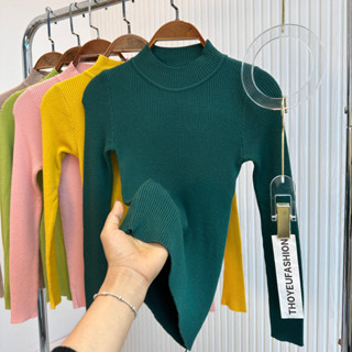  Áo Len Tăm Cổ 3P Giữ Nhiệt Cho Nữ 