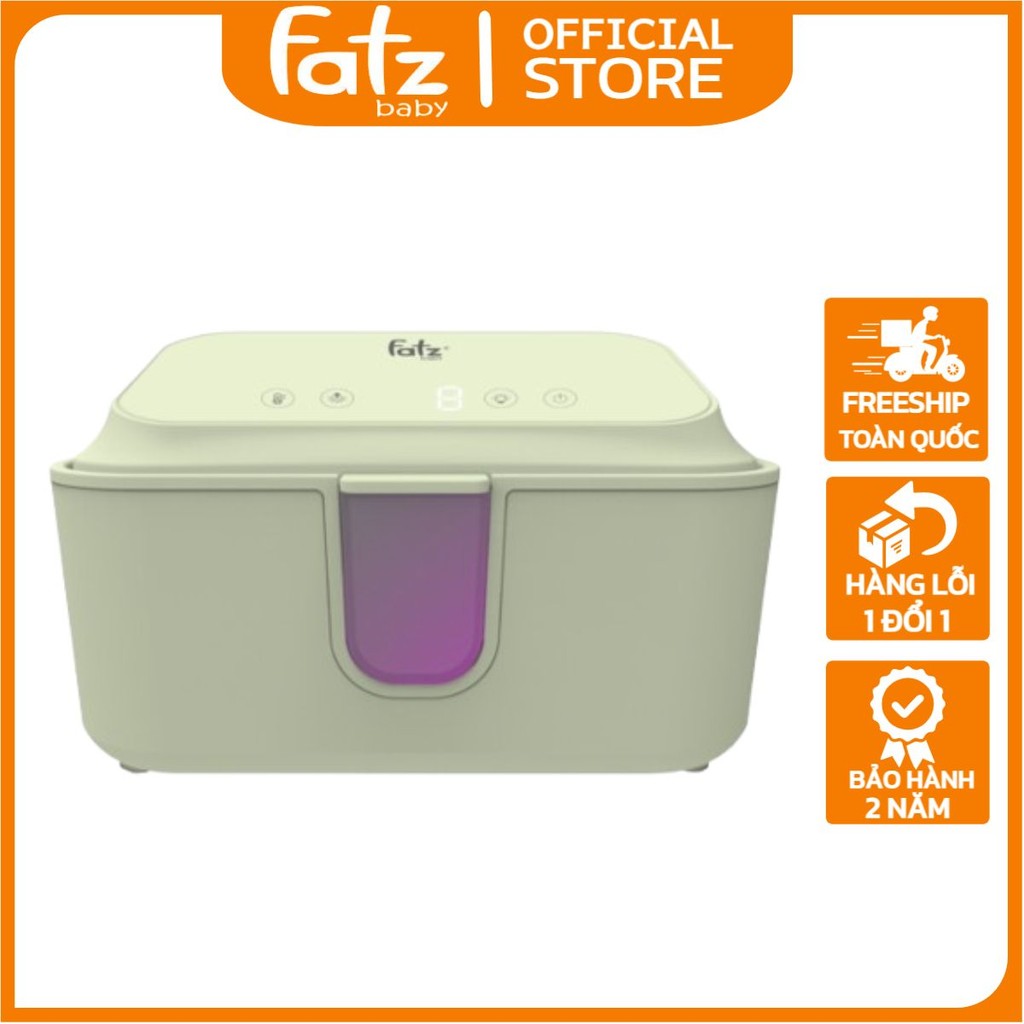 Máy ủ ấm tích hợp tiệt trùng tự động UVC-LED khăn giấy ướt cho bé Fatz Baby Warm 5 - FB7300MX
