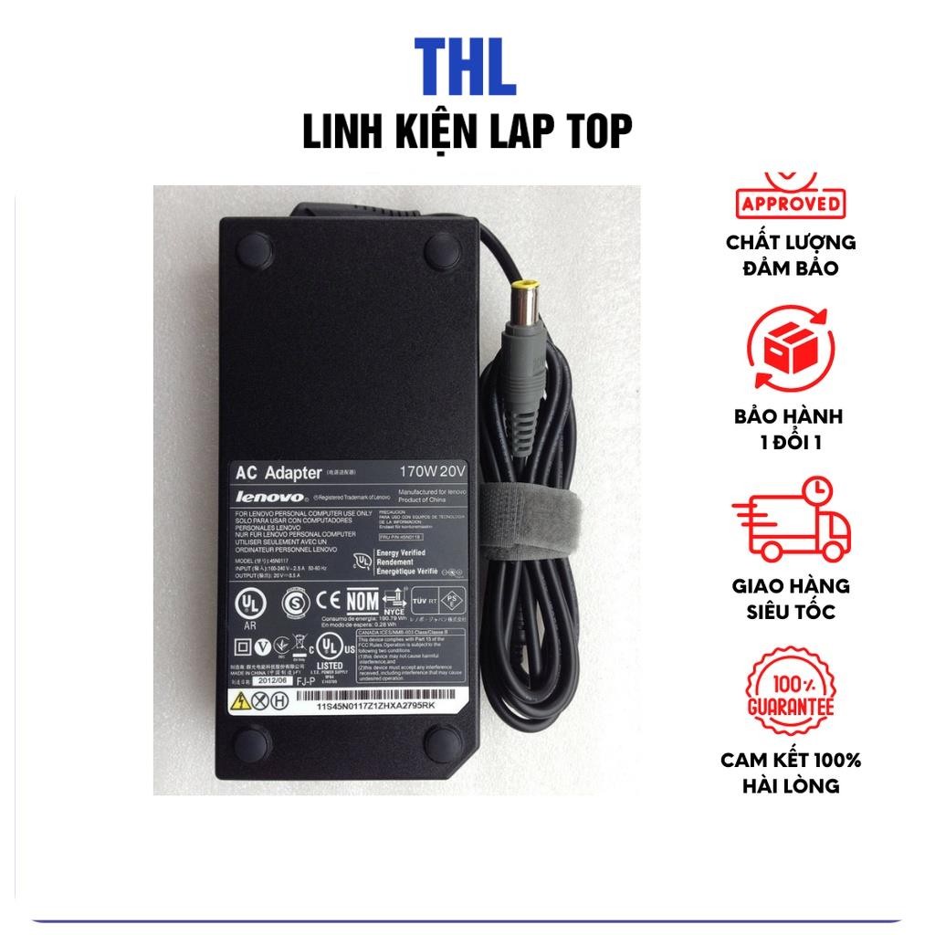 Sạc laptop Lenovo 20v-8.5a 170W (kim to) - Sạc Máy Tính Lenovo Thinkpad W510 W520 W530