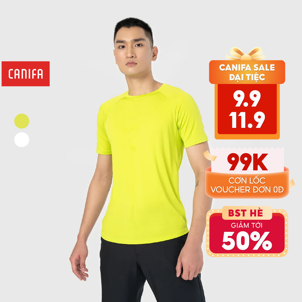 Áo phông nam active CANIFA - 8TS21S001