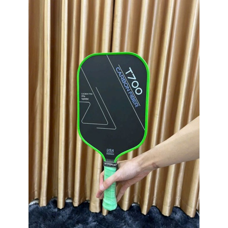 (Tặng bóng) Vợt Pickleball T700 Carbon Fiber Bypoplar mặt nhám