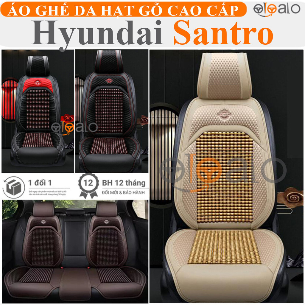 Áo trùm ghế ô tô Hyundai Santro cao cấp - OTOALO