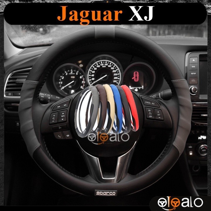 Bọc vô lăng Sparco xe Jaguar XJ cao cấp - OTOALO