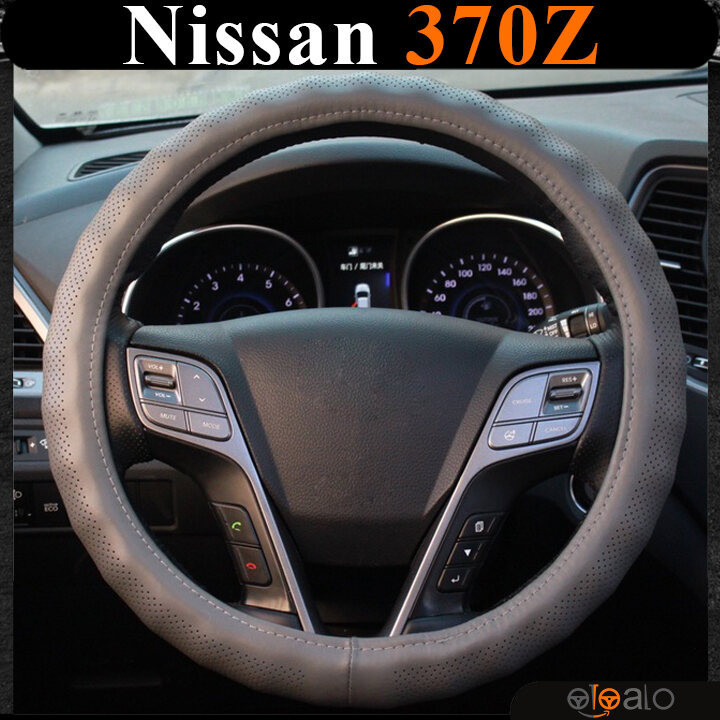 Bọc vô lăng volang da PU xoắn Nissan 370Z cao cấp - OTOALO