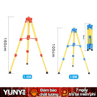 Chân đỡ máy cân bằng laser cao 1m và 1.6m hợp kim thép + ABS chất liệu 3 chân dành cho máy chân mực