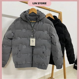   TT  Áo Phao Nam Chất Nhung Tăm Bo Chun Có Mũ Áo Khoác Phao Nam Dài Tay Áo Phao Béo Nam Trần Vi Tính Áo Phao Mùa Đông.. 