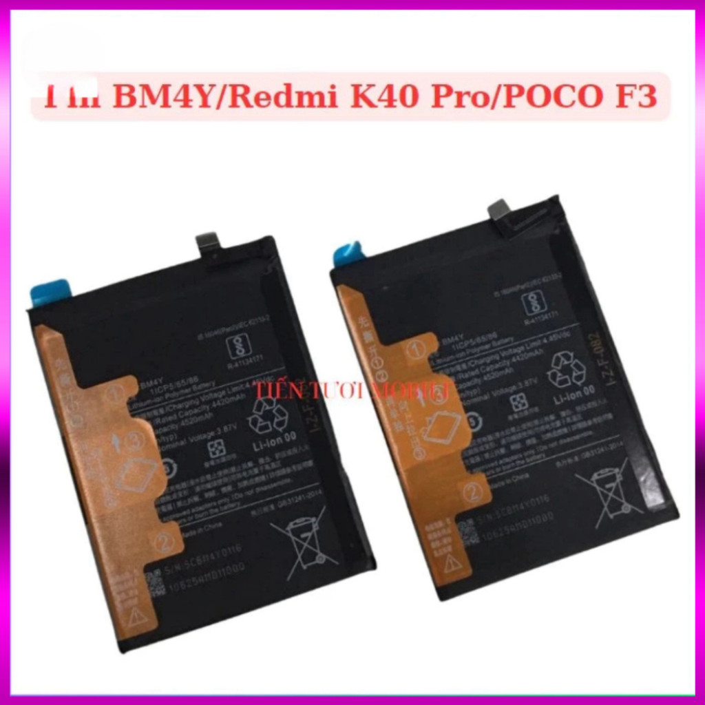 Pin bm4y,redmi k40 pro/poco f3,mới ,TV213