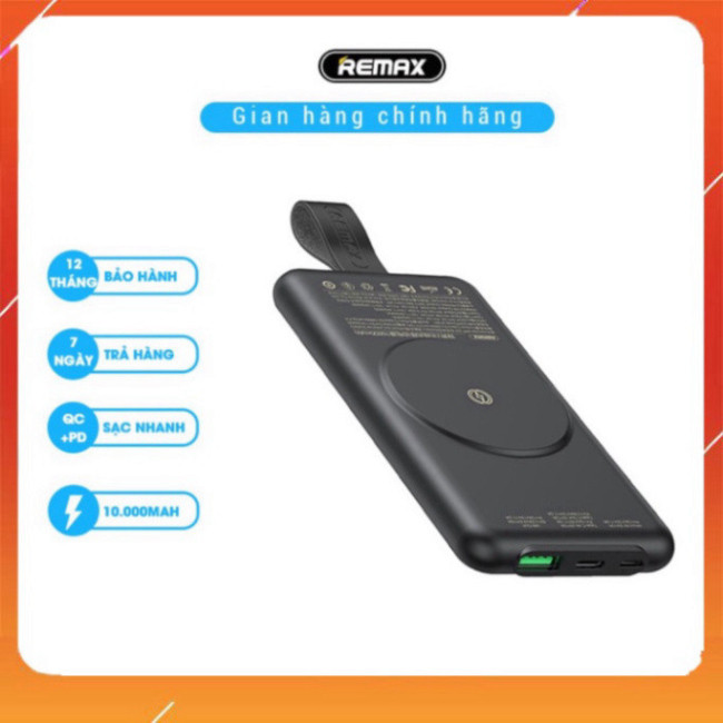 SIÊU SALE Sạc dự phòng không dây 10000mah sạc nhanh PD 22W REMAX RP226 - Hàng Chính Hãng - ngày hội siêu sale flash sale