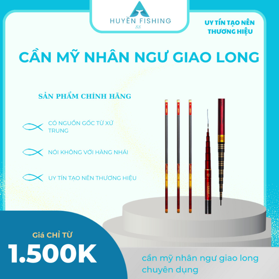 [Chính Hãng] Cần Câu Tay Mỹ Nhân Ngư Giao Long Săn Hàng 6H Chuyên Dụng Câu Đài H066 kjhaag7ag9668
