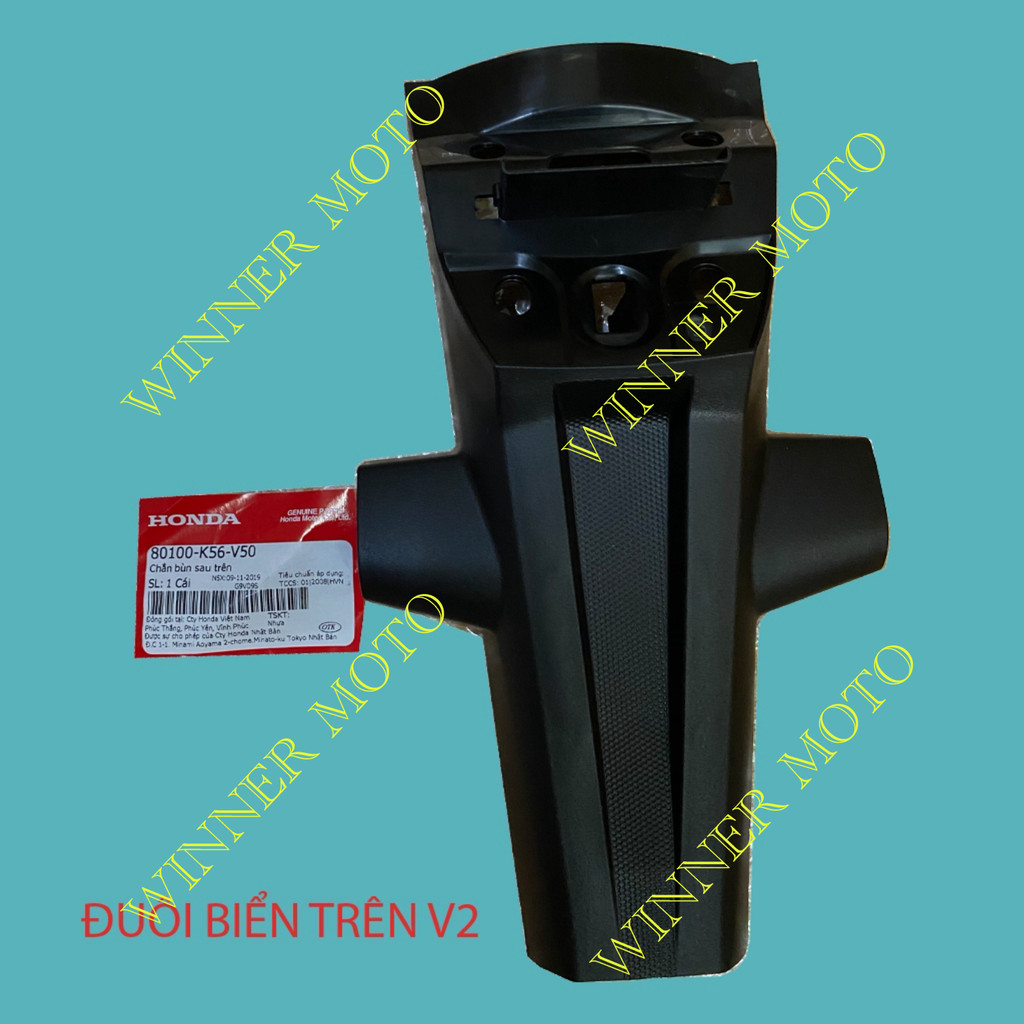 (HÀ NỘI)  Dè sau (chắn bùn sau, đuôi biển số sau) winner X zin new 100%