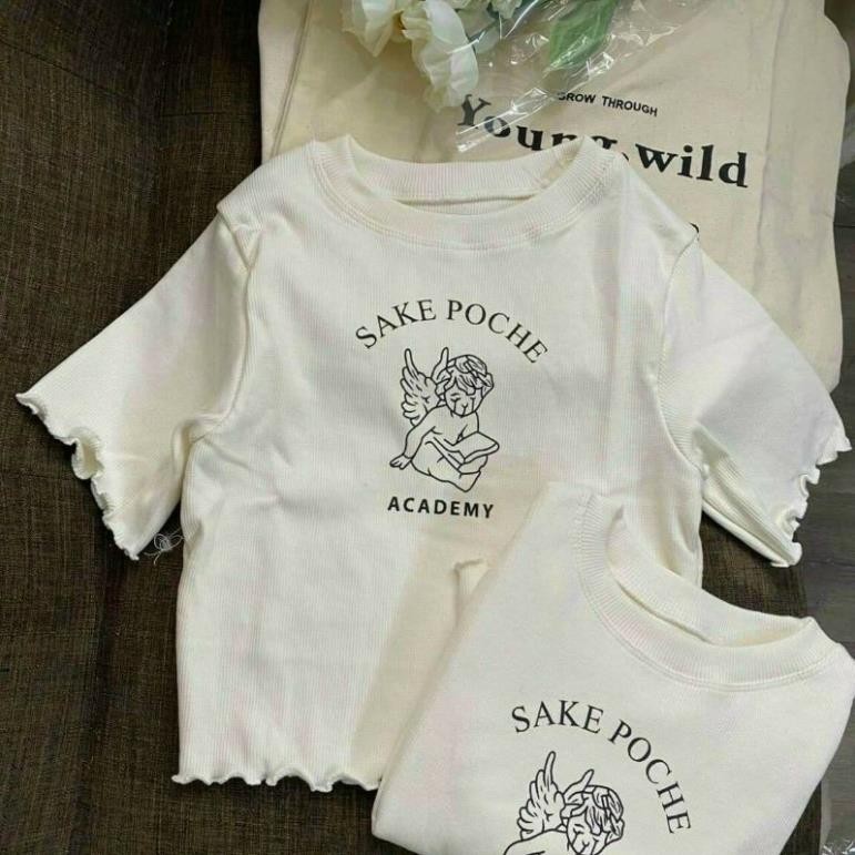 ÁO CROPTOP SAKE POCHE Lomon