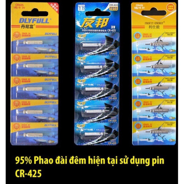 Pin Cr 425 pin phao ( vi 5 qua) Chuyên lắp phao câu đài câu đêm PIN-CR-425 521kahgf678