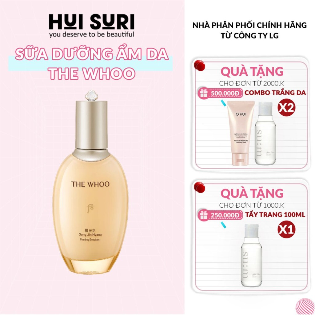 Sữa dưỡng ẩm da The Whoo Gongjinhyang Firming Emulsion - Huisuri