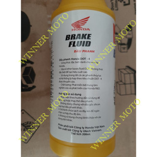 Dầu phanh (dầu thắng) chính hiệu Honda